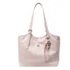 2026 Nova Bolsa Tote Simples de Grande Capacidade e Cor Sólida para Mulheres, Bolsa de Mão Fashion e Estilosa para Trabalho e Deslocamento, Bolsa de Ombro