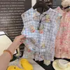 [Personalizado] Conjunto de Chaleco de Algodón y Seda para Niños, Nuevo Estilo de Verano, Conjunto de Dos Piezas de Camiseta sin Mangas y Shorts para Niños y Niñas, Estilo Delgado