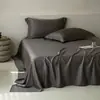 Lençol 100S Lenzing Tencel, Ultra Macio, Cor Sólida de Alta Qualidade, Classe A, Denier Ultrafino, Roupa de Cama Lyocell Seda de Gelo de Verão 1.8