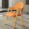 Silla de Comedor Lujo Ligero Silla de Ocio con Respaldo para el Hogar Taburete Simple para Escritorio Silla para Restaurante, Té con Leche, Uñas Silla de Recepción de Negocios