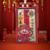 Ciudad Creativa Guochao Imanes de Madera para Refrigerador Pegatinas Magnéticas de Viaje Venta al por Mayor Dibujos Animados Imanes Conmemorativos de Nezha Dominando el Mar