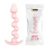 Cuentas de Amor Secreto Plug Anal de Gelatina para Principiantes Herramienta para Apertura Anal de Principiante Juguete Anal Relajante para el Placer Adulto de las Mujeres