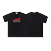 Marca de Nicho de Moda Rhude Verano Nueva Bandera de Corona Streetwear Retro Holgada Camiseta de Cuello Redondo de Manga Corta para Hombres y Mujeres
