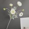 Peonía Simulada de 6 Cabezas Flor de Loto Modelo de Hogar Escandinavo Habitación de Muestra Decoración de Diseño para Bodas Accesorios para Fotos Venta al por Mayor