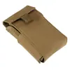 Bolsa táctica para cartuchos de escopeta 12G para exteriores, bolsa de almacenamiento para escopeta de caza al aire libre, portátil para campo de CS, 25 agujeros