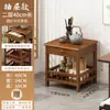 Mesa lateral de canto múltipla pequena multifuncional para sala de estar uso doméstico pequena prateleira de exposição chinesa móvel criativa prateleira de armazenamento armário de armazenamento