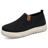 Zapatos de Tela de Estilo Nuevo de Primavera y Otoño Zapatos Individuales para Mujer Suela Blanda a Cuadros Slip-On Zapatos de Mamá Suela Gruesa Antideslizantes Zapatos Casuales para Mujer