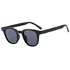 Nuevas Gafas de Sol de Moda con Montura Redonda Transfronteriza para Hombres y Mujeres, Gama Alta, Gafas de Sol Simples y Versátiles, Gafas de Sol Anti-UV