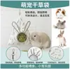 Bolsa Alimentadora de Hierba para Conejos Tipo Colgante Bolsa Pequeña de Heno para Conejos Bolsa Alimentadora para Conejos Hámster Mascotas Nuevo Diseño Triangular Bolsa Alimentadora de Hierba