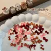Accesorios de Arte de Uñas de Pajarita de Mariposa de Dibujos Animados Kt Color Maillard Popular de Otoño e Invierno Decoraciones de Arte de Uñas de Pajarita de Carey