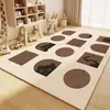 Tapete de Chão Antiderrapante para Sala de Estar Desenho Animado Tapete de Leitura para Menina Tapete Resistente a Manchas Sem Lavagem Tapete de Cabeceira para Quarto Tapete para Quarto de Crianças Casa
