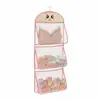 Meias de Armazenamento Dormitório Estudantil Guarda-Roupa Pendurado Roupa Íntima Bolsa de Pendurar Roupa Íntima Multicamadas Organizador de Pendurar Bolsa de Rede