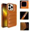 Adecuado para funda de teléfono Apple 14, funda de cuero para iPhone 13 Pro Max, funda protectora rellena de algodón, estilo Chanel, anticaída y antideslizante