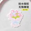 Pegatinas Desodorantes para Inodoro Fragancia de Primavera, con Forma de Flor de Cerezo, Decoración para Baño, Pegatinas Desodorantes Autoadhesivas