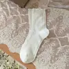 Calcetines de Malla Hueca de Seda para Verano 2026 para Mujer, Calcetines de Encaje Delgados Transpirables Versátiles con Volantes, Estilo Simple