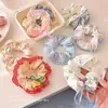 Scrunchie Preguiçoso Estilo Coreano para Mulheres, Elástico de Cabelo de Alta Qualidade, Elástico de Borracha com Alta Elasticidade, Acessório de Cabelo Doce de Nicho