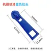 Puxador de zíper trapezoidal nº 5 em estoque, puxador de zíper colorido para mochilas, galvanizado, pintado por spray, puxador de zíper de metal eletroforético