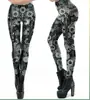 Leggings para Mujer Estilo Primavera y Otoño 2026 con Diseño de Calavera, Pantalones de Yoga Casuales Creativos con Impresión Digital 3D