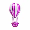 Estilo novo transfronteiriço espaço aberto flutuante empurrar filme de alumínio 4D balão de ar quente casamento festa de aniversário decoração layout modelagem espaço unicórnio único
