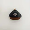 Gorra de béisbol infantil de ala suave, sombrero de rayas versátil de moda ins estilo coreano para niños pequeños, sombrero de sol para bebé, producto de nicho transfronterizo