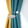 Nuevas Correas de Cortina Ligeras de Metal sin Perforación Transfronterizas Europeas y Americanas para Cortinas de Dormitorio y Sala de Estar en Casa Hebillas para Cortinas Venta al por Mayor