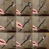 Nueva Horquilla de Lujo Estilo Chino Imitación Ébano con Borlas de Estilo Antiguo para Mujer, Adecuada para Cabello Grueso