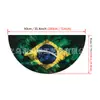 Serie de banderas multinacionales superventas transfronteriza de Amazon, con banderas en forma de abanico impresas en alta definición para decoraciones festivas, directamente de la fábrica de origen