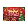 Nueva tela de fondo navideño transfronteriza para decoración de eventos, arreglo de banderas, fiesta fotográfica temática navideña para crear ambiente, personalización