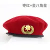 Uniforme de performance de dança de marinheiro infantil novo, quente, de lã, com distintivo de estrela de cinco pontas e boina