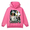 Novo moletom de inverno estilo americano da Cardi B, peso pesado em felpa, top unissex, moletom com lavagem vintage