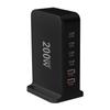 Cargador de Escritorio Multifuncional 200W 2A4C US Adaptador para Laptop 200W Cargador 200W
