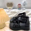 Nuevo Diseño Sensación Casual con Tirantes Zapatos Altos de Playa para Mujer Sandalias Romanas Elegantes de Suela Gruesa Verano 2025