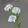 Flores Artificiales Azules Ramo Materiales para Decoración de Escena de Boda, Rosas Azules para Arreglo de Piso de Salón de Bodas y Flores Decorativas
