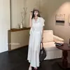 Conjunto de Camisa Simples e Estilosa + Saia de Cintura Alta para Mulheres Guangzhou Shisanxing 2026 Verão Novo Estilo 23375 #