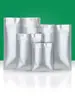 Bolsas Espesadas de Papel de Aluminio Puro de Plata de 20 Micrones, Bolsas con Cierre Hermético de Papel de Aluminio de Grado Alimenticio Bloqueadoras de Luz, Bolsas Selladas Opacas
