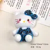 Accesorios de Resina para Manualidades de Dibujos Animados Pinza para el Pelo de Gatito con Estampado de Leopardo Grande Accesorios para Funda de Teléfono Hebilla de Zapato Llavero Colgante
