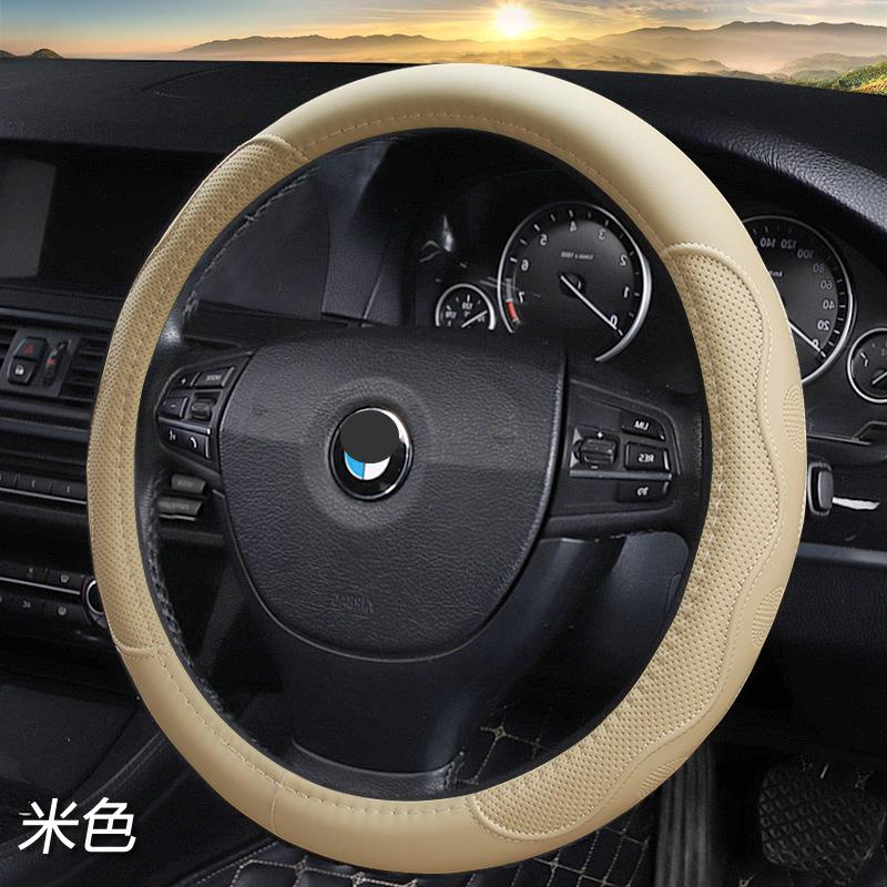 纤维皮压花  米色