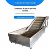 Máquina de gelo suspensa para produtos do mar multifuncional Linha de montagem automática de elevação de gelo para peixes Revestimento de gelo para saco de cauda de lagosta automática de aço inoxidável