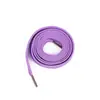 Cor 1cm poliéster baixa elasticidade seda plana oca corda cadarço plano duplo cadarço branco preto corda de cintura de calça corda de chapéu de suéter