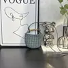 Bolso de Sardina de Diseño de Nicho 2025 Nuevo Bolso de Mano Tejido de Moda Casual Mini Bolso Cruzado de Hombro W