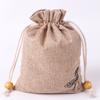 Bolsa de Lino Fino con Cordón Bolsillo Bolsa Cultural para Jugar Bolsa Plato de Loto Cordón de Cuentas Bolsa de Almacenamiento Bolsa Oculta Personalización