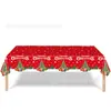Mantel de copo de nieve transfronterizo, decoraciones para fiestas, decoraciones navideñas, suministros festivos, árbol de Navidad, mantel de plástico impermeable, lindo