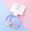 Nova Faixa de Cabelo Fofa Colorida de Doce Desenho Animado Girassol Picolé com Alta Elasticidade e Sem Danos ao Cabelo Elástico Acessórios de Cabelo