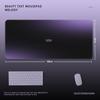 Mouse Pad Degradê Estilo Minimalista, de Alta Qualidade Roxo Claro e Preto Oversized para Jogos, Pad Puro para Mesa, Teclado e Mouse