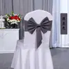 Funda Elástica Floral para Silla sin Atar con Lazo, Universal Engrosada para Hotel Banquete Boda