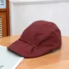 Gorra de Boina Plana Delgada Estilo Coreano para Mujer Otoño Retro Gorra Plana Visera Corta Boina Gorra Pato Gorra Ajustable Dropshipping