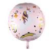 Transfronteiriço novo 22-inch 4D Flamingo unicórnio balão bebê decoração de festa de aniversário de alumínio filme de gás