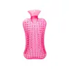 Bolsa de Agua Caliente Rellena de Agua con Puntos 3D Elevados Gran Capacidad Columna Cervical Abdomen Columna Lumbar Compresa Caliente Bolsa de Agua Caliente Engrosada Antiescaldaduras Calentador de Manos