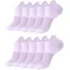 Calcetines Deportivos para Correr Transfronterizos de Amazon para Mujer, Calcetines Cortos para Hombres para Deportes al Aire Libre, Entrenamiento Físico, Maratón, Acolchados de Algodón y Transpirables