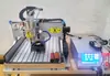 Máquina de grabado pequeña de escritorio, máquina de grabado de tres ejes y cuatro ejes sistema offline de 7 pulgadas, equipo CNC para grabado en relieve y redondo